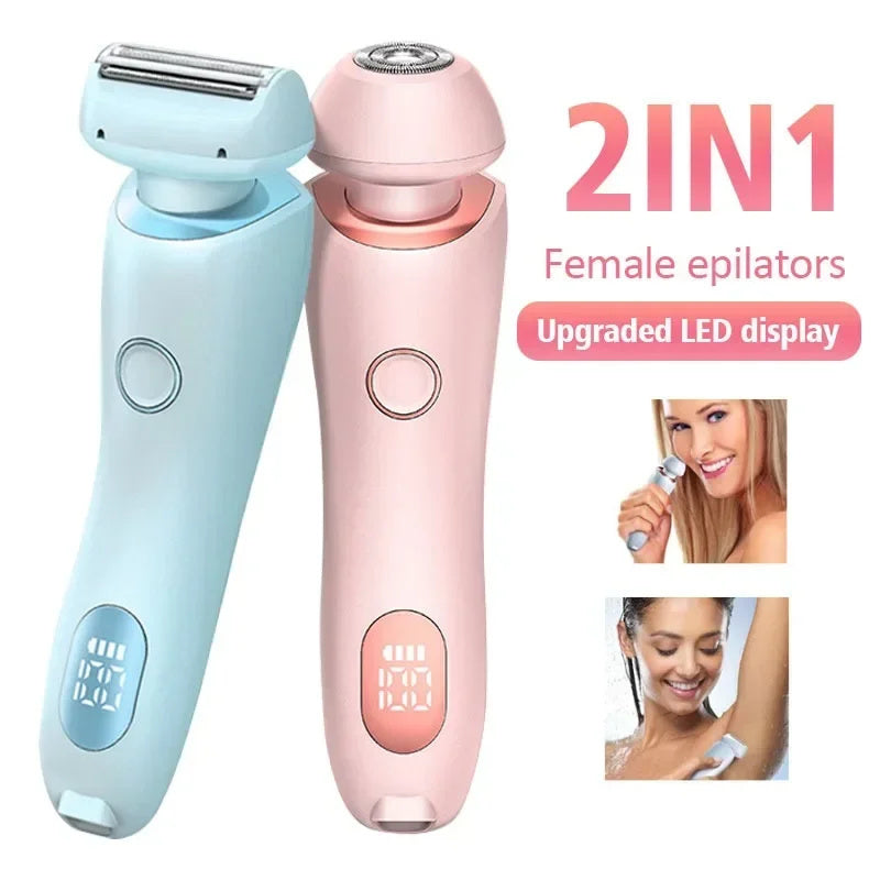 ✅ SILKTRIM™ - 2-in-1 Rechargeable Electric Epilator for Women